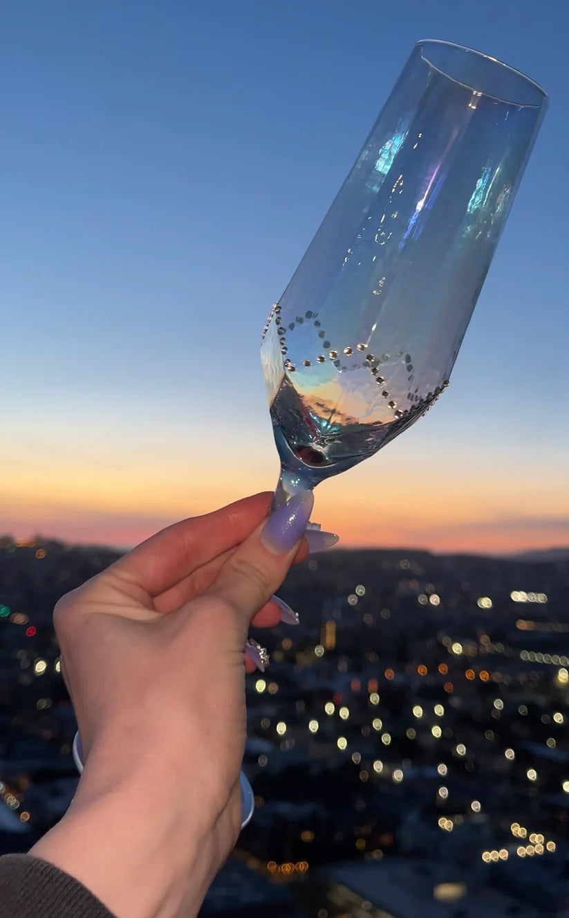 Elsa Rhindstone Glass
